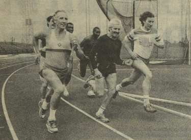 New all weather athletics track at Woodbourn Road