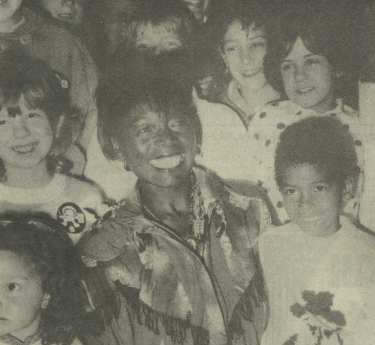 Floella Benjamin at Sheffield's first Children's Festival