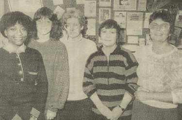 Staff at the country's first ever Under 5s Information Service, No. 49 Church Street