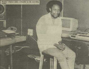 Rankin Chanon, writer and producer of the Reggae song 'Can't catch me breath' which was used by the Council for No Smoking Day