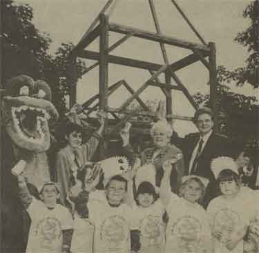 Cathedral of Cans, sponsored by Alcan and Yorkshire Arts, at Abbeydale Industrial Hamlet