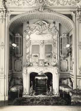 Holly Court, Silverdale Road, drawing room fireplace
