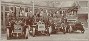 Sheffield Fire Brigade fire engines