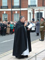 View: a00022 Very Reverend Peter Bradley, Dean of Sheffield Cathedral, re-dedicating the Great Central Railway war memorial, Royal Victoria Hotel 