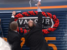 View: a00031 Unveiling of the commemorative nameplate on class 66 loco 66715 Valour