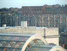 View: a00066 Elevated view of Winter Garden, Central Library, Park Hill Flats and Skye Edge from Big wheel in the Peace Gardens