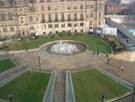 View: a00069 Elevated view of the Peace Gardens from the Big wheel in Pinstone Street
