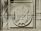 View: a00105 Carved detail around the entrance to the Central Library, Surrey Street