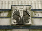 View: a00112 Carved detail on entrance to Central Library, Surrey Street