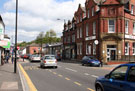 View: a00128 Chesterfield Road from junction with Chantry Road, looking north. No. 727-729, HSBC Bank on corner