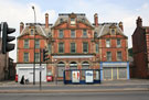 View: a00210 Nos. 85 - 93 The Wicker, former bank and premises of R. A. Roberts, office equipment. Scholey Street, left, Andrew Lane, right