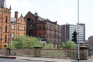 View: a00246 Lady's Bridge looking downstream. Royal Exchange, left with Bristol Hotel formerly Smithfield House in background
