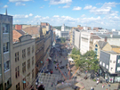 View: a00386 View from the Wheel of Sheffield Big Wheel looking down Fargate towards High Street