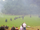 View: a00410 Military re-enactment by the American Civil War Society at Norfolk Heritage Park during Sheffield Fayre