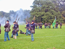 View: a00416 Military re-enactment by the American Civil War Society at Norfolk Heritage Park during Sheffield Fayre