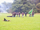 View: a00417 Military re-enactment by the American Civil War Society at Norfolk Heritage Park during Sheffield Fayre