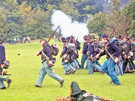 View: a00418 Military re-enactment by the American Civil War Society at Norfolk Heritage Park during Sheffield Fayre