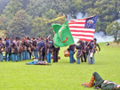 View: a00423 Military re-enactment by the American Civil War Society during Sheffield Fayre at Norfolk Heritage Park
