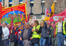 Demostrations during the Liberal Democrat Party conference which was held at Sheffield City Council. Demostrations during the Liberal Democrat Party conference which was held at Sheffield City Council.
