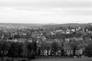 View over Sheffield from Meersbrook Park. Meersbrook Park Road in foreground View over Sheffield from Meersbrook Park. Meersbrook Park Road in foreground