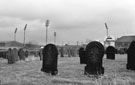 Attercliffe Cemetery, off Attercliffe Road, looking towards Don Valley Stadium Attercliffe Cemetery, off Attercliffe Road, looking towards Don Valley Stadium
