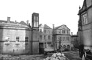 Viewed from West Street the rear of the Education Offices site, Leopold Street during its partial demolition for redevelopment, showing former Firth College/ Central Technical School (left) Viewed from West Street the rear of the Education Offices site, Leopold Street during its partial demolition for redevelopment, showing former Firth College/ Central Technical School (left)