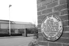 River Don History Trail Plaque marking the site of Attercliffe Steel Works, Newhall Road River Don History Trail Plaque marking the site of Attercliffe Steel Works, Newhall Road