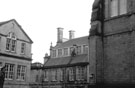 Rear of the former Education Offices, Leopold Street looking towards the former Central School building, Orchard Street from West Street Rear of the former Education Offices, Leopold Street looking towards the former Central School building, Orchard Street from West Street
