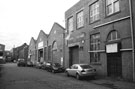Don Valley Steel Fabricators and Engineers (centre of photograph), Bessemer Road Attercliffe the building originally part of Jonas and Colver Co. Ltd., Novo Steel Works