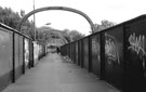 View: c01751 Footbridge connecting Station Lane and Holywell Road near near former Brightside Station looking towards Station Lane