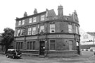 Club Xes (formerly The Norfolk Arms Hotel) Nos. 195 - 199 Carlisle Street at the junction with Gower Street