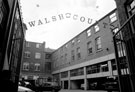 Walsh Court, Bell Square originally the premises of John Walsh Ltd., Cabinet Works, furniture depository and factory