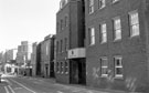 Guardians Hall and Assay Office, No. 137 Portobello Street looking towards Rockingham Street with Morton Works Apartments in the background