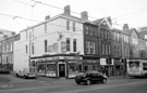 View: c02679 No. 286, Killies for Kleaners, domestic and commercial vacuum cleaners and 284, Audio Images Ltd, Glossop Road and the junction with Victoria Street