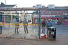 View: c03478 Bus shelter on London Road, looking towards Clarke Square