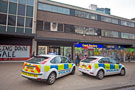 View: c03480 Police Cars on Pinstone Street