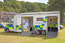 Police station in Endcliffe Park during Gay Pride Festival
