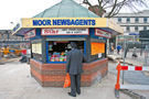 View: c03637 Newspaper kiosk at the bottom of the Moor