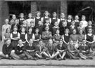 View: m00034 Class photograph 1946, teacher Mr. Carter, Hatfield House Lane Secondary school