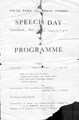 Speech Day programme, Tuesday, November (unreadable?) 1949, Firth Park Grammar School