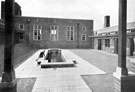 East quadrangle looking towards Assembly Hall, Beck Road Council School