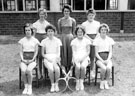 View: m00115 Junior Tennis team photograph, Hartley Brook Secondary School