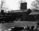 View: s00038 Crucible Steel Shop, Forge and Jessop Tilt Hammers at Abbeydale Works, former premises of W. Tyzack, Sons and Turner Ltd., manufacturers of files, saws, scythes etc., prior to becoming Abbeydale Industrial Hamlet Museum in 1970