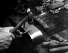 Hammering scissors, Mike Tyler workshop, Brown Lane, Hammering scissors, Mike Tyler workshop, Brown Lane,