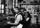View: s00063 Cutlery manufacture, hammering and riveting pocket knives at Needham, Veall and Tyzack Ltd., Eye Witness Works, Milton Street