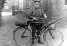 Lance Sgt. T.A. Bond, No. 6 Platoon, 1st West Riding Divisional Cyclist Company. British Expeditionary Force, France
