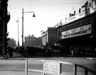 View: s00241 Cinema House and City Hall in background, Barkers Pool, 1950-55, (Fargate extended to Pool Square until the 1960s when it became part of Barkers Pool)