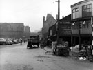Exchange Street. Castlefolds Market, right. Granary Warehouse in distance