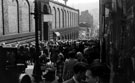 Dixon Lane from Haymarket, Norfolk Market Hall on the left, demolished 1959.