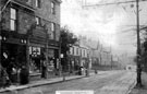 Shops on Fulwood Road, Ranmoor, including No. 378, Ranmoor Post Office, No. 380 William Henry Broughton, grocer
